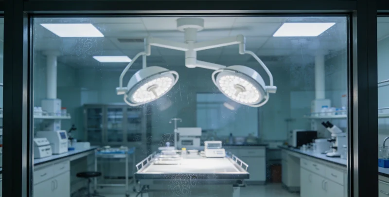 象征关爱女性的双手，与一份清晰的基因检测报告