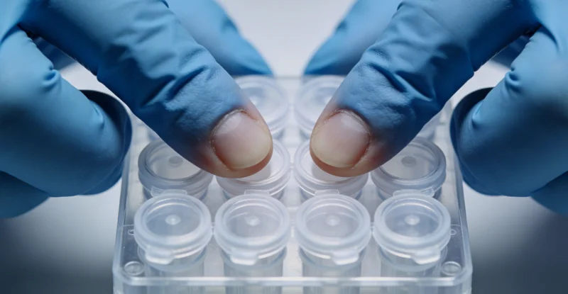 专业医生正在为患者详细解读基因