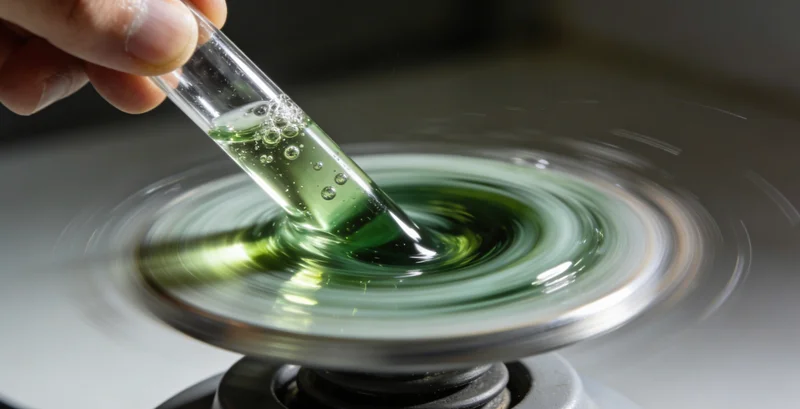 专业人员在安静整洁的环境中采集血液样本用于基因检测