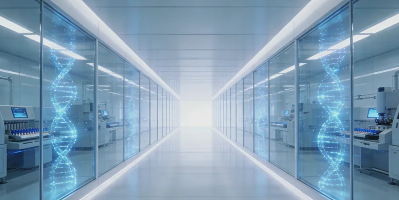 医生在诊室内，手指着电脑屏幕上