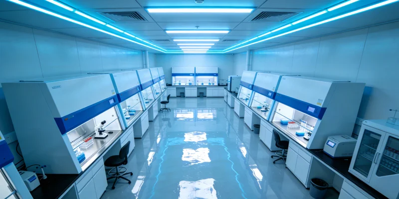 医生正在进行支气管肺泡灌洗液取