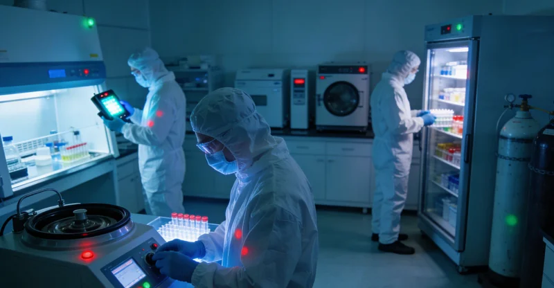 医生正在向咨询者解读基因检测报