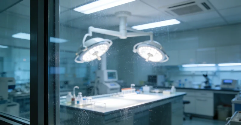 实验室技术人员正在进行PCR基