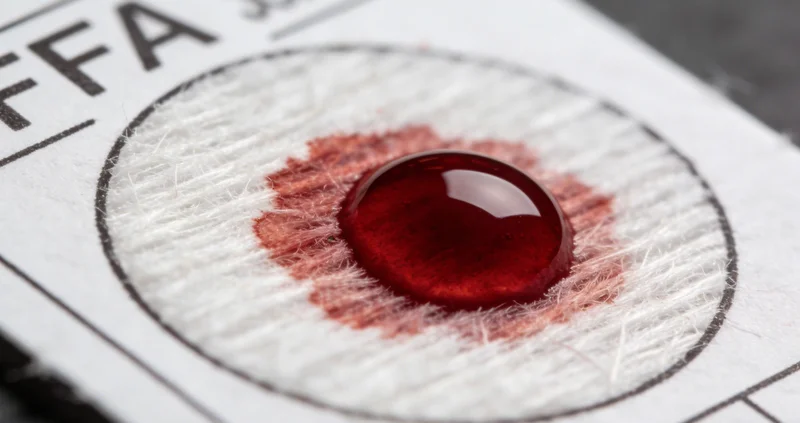 池州某医疗机构的采血窗口或实验