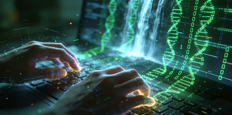 专业技术人员在实验室内操作高通