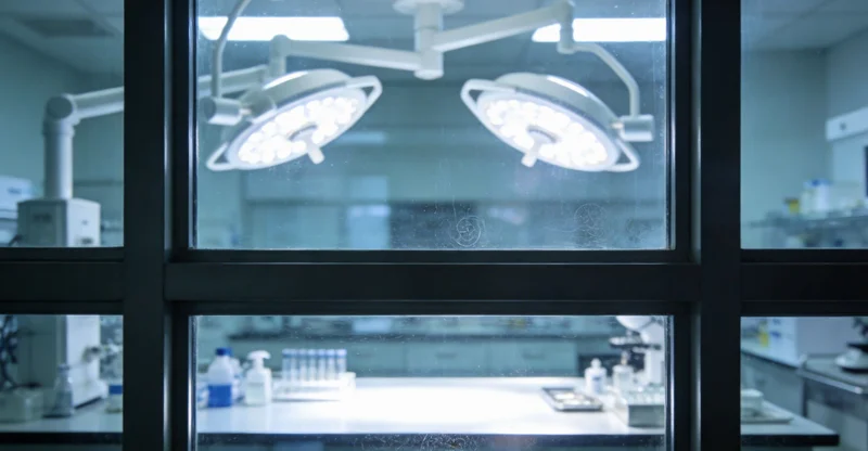 专业人士正在解读基因检测报告，体现权威与信任