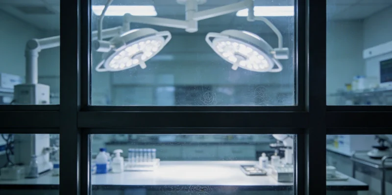 专业基因检测机构实验室内部工作场景