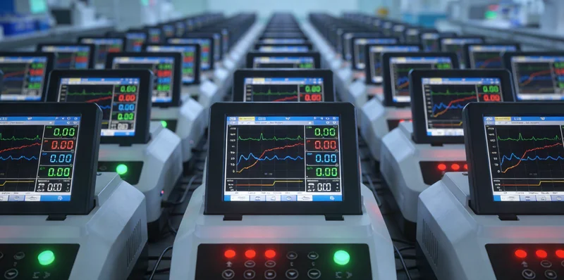 实验室技术人员正在操作高通量测