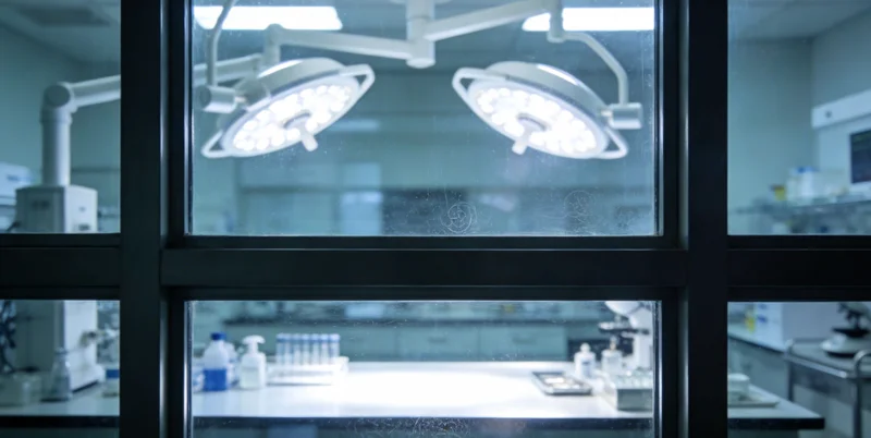 专业人员在进行基因检测操作