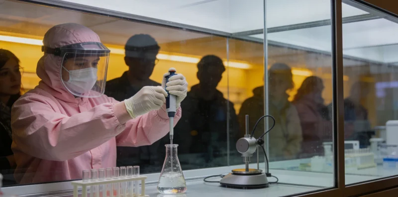 一张信息对比图,清晰列出连锁体检中心、医院实验室和专业基因公司三类机构在特点、优势和适合人群上的区别