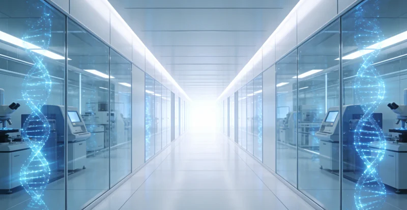 医生正在解读基因检测报告