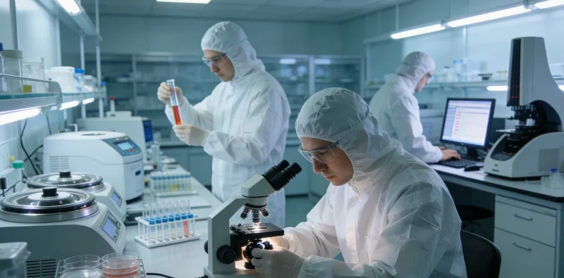 专业人士在向患者解读基因检测报告