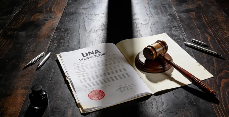 医生正在结合基因检测报告与患者