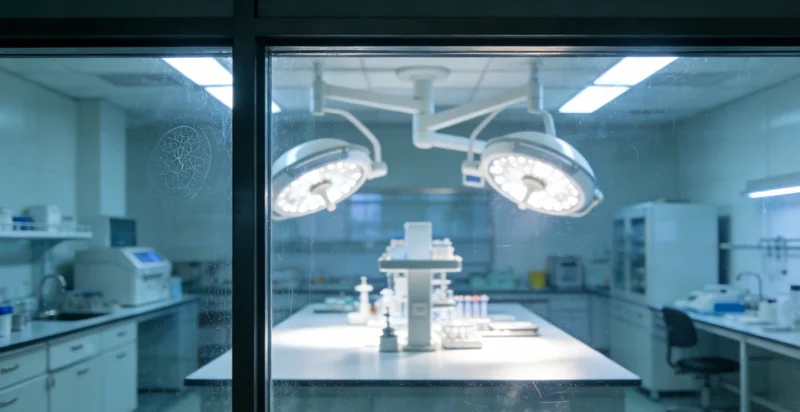 展示寄生虫在显微镜下的形态和D