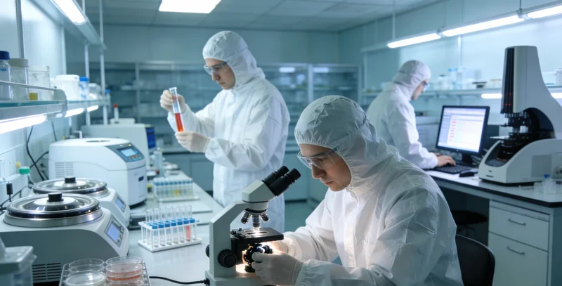 专业基因检测实验室内部环境