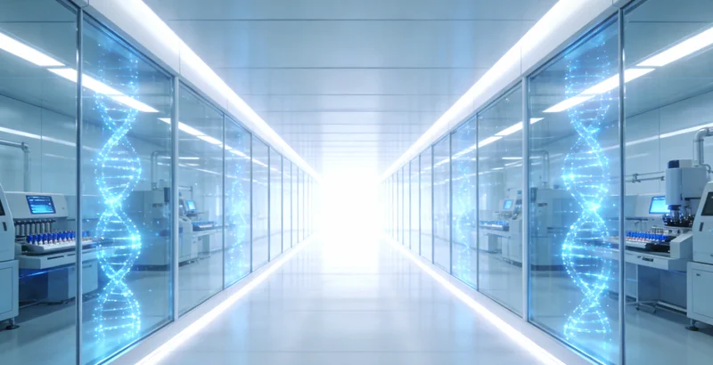 专业人员正在进行血液样本采集