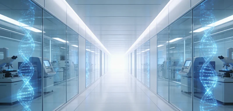 摆放在桌上的肠道菌群检测居家采