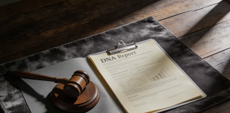 医生正在为咨询者解读检测报告