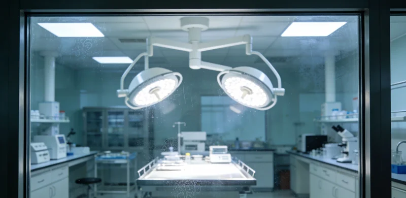 科研人员在现代化实验室内操作高