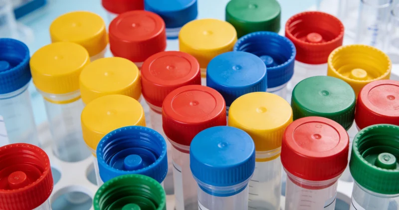 专业人员在实验室进行基因检测操作