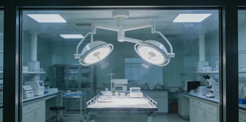 现代化基因检测实验室内部工作场