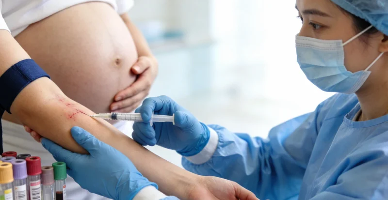 玉树当地老人面带微笑,背景是高原风光,寓意关注健康