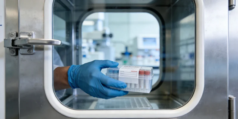 专业人士进行基因检测报告解读示意图