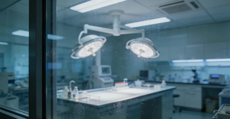 专业人士正在解读基因检测报告，体现服务的专业性