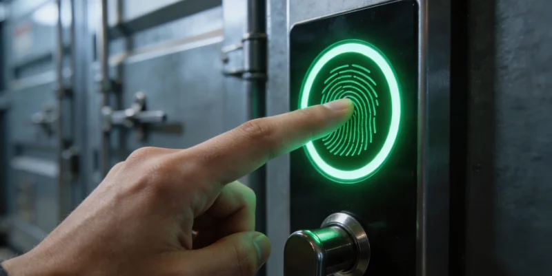 一位年轻女性面带忧色,手指轻触颈部,旁边放着体温计和婚纱画册