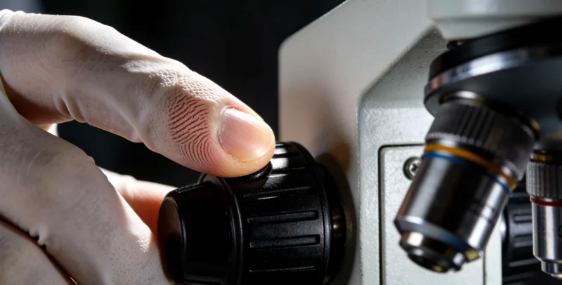 临床医生正在电脑前分析mNGS