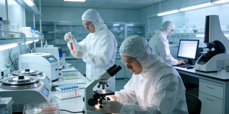 专业基因检测实验室内部环境