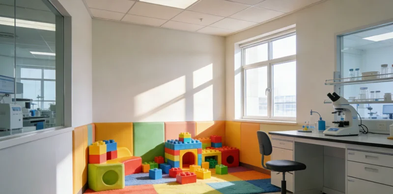 家庭关注肠道健康的温馨场景,突