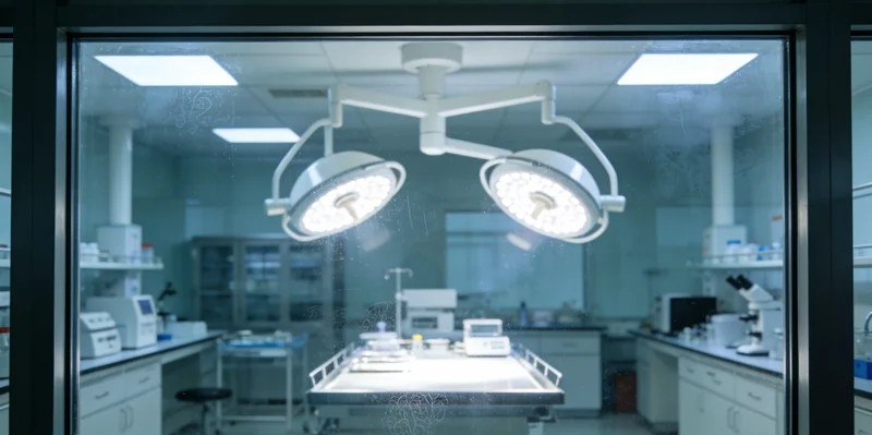 基因检测实验室工作场景