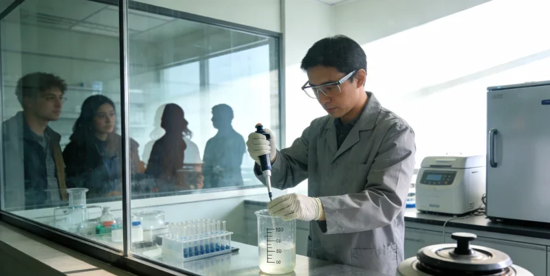 专业实验室内部,技术人员正在进