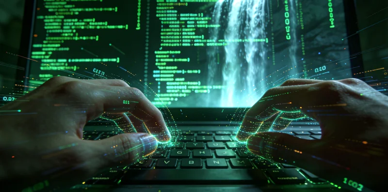 生物信息学分析师在计算机前分析