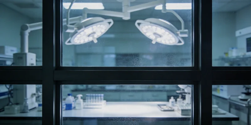 基因检测实验室工作场景