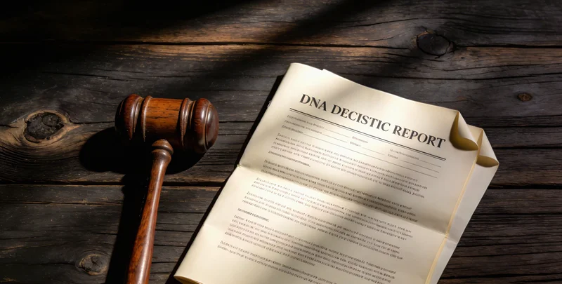 专业人士在办公室内向女性用户耐心解读基因检测报告