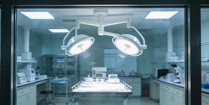 专业人员在实验室内进行基因检测