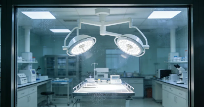 实验室技术人员正在进行高通量基