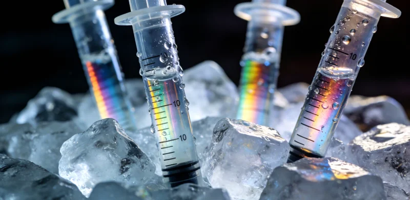 在丹东合作采样点,专业人员进行