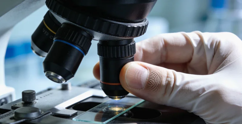 一位医生正在认真分析脑部影像片