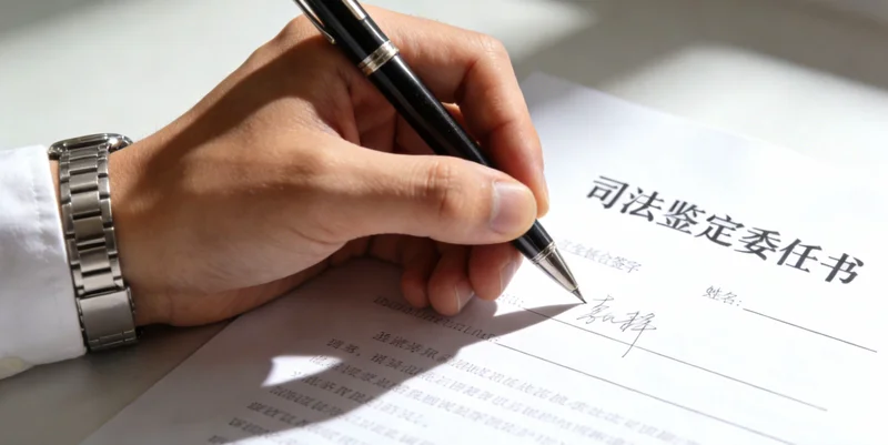 一位咨询者正在遗传咨询室与专业