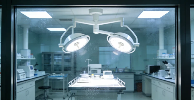 专业顾问正在为市民解读胃癌基因检测报告，场景温馨易懂