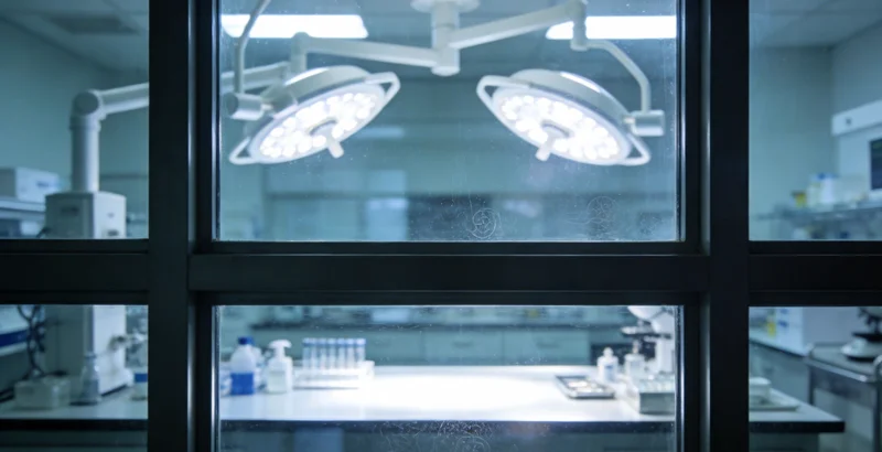 实验室内,技术人员正在操作基因