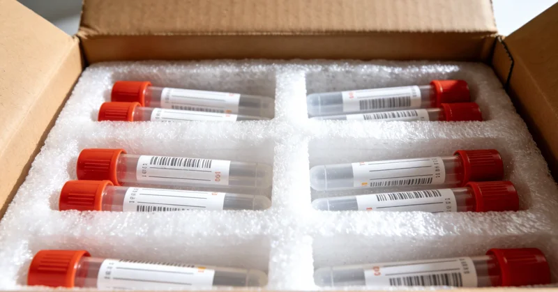 整洁的居家环境,展示收到的采样