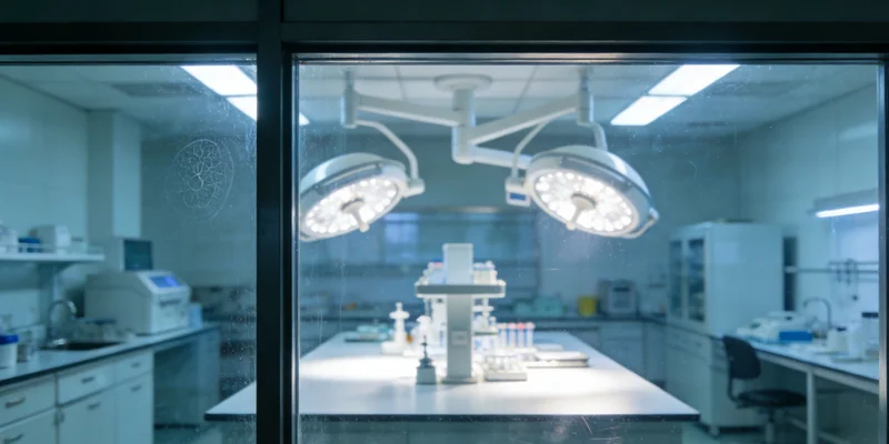 基因检测实验室工作场景