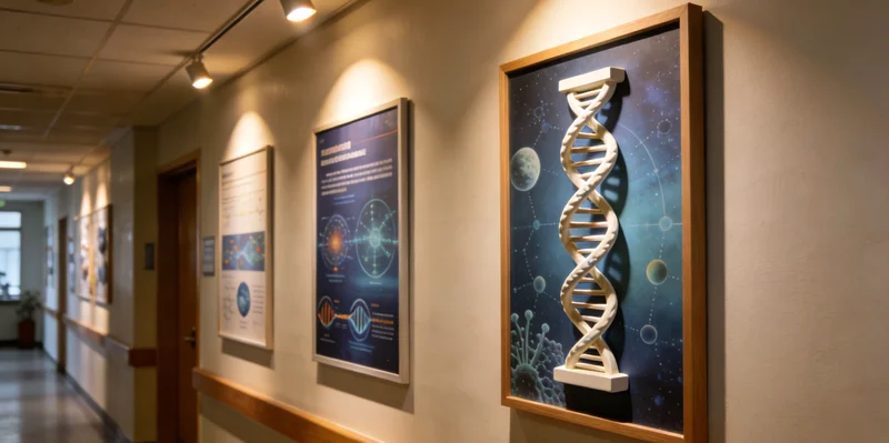 西安某医院妇科门诊前，人们正在