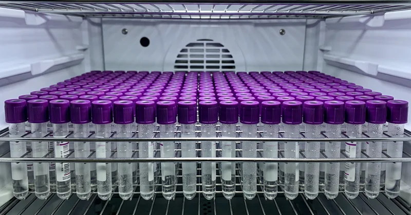 医生在诊室中，正向咨询者详细解