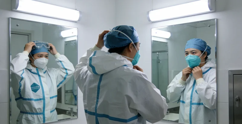 卡通人物捂着肚子,表情痛苦,背