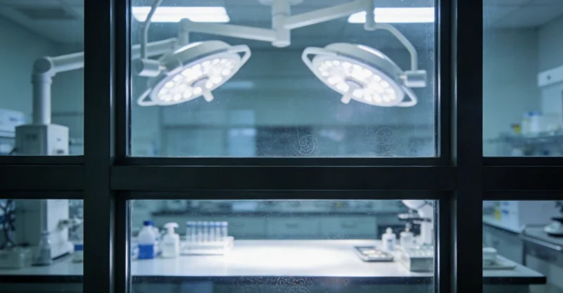 一位女性在家中仔细阅读手中的基因检测报告，表情认真